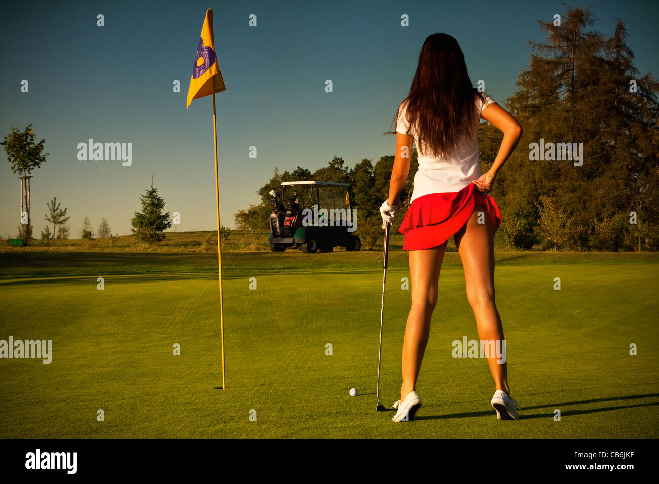 Sexy Golf Madchen Stockfotografie Alamy Sexy Golf Madchen Stockfotografie Alamy