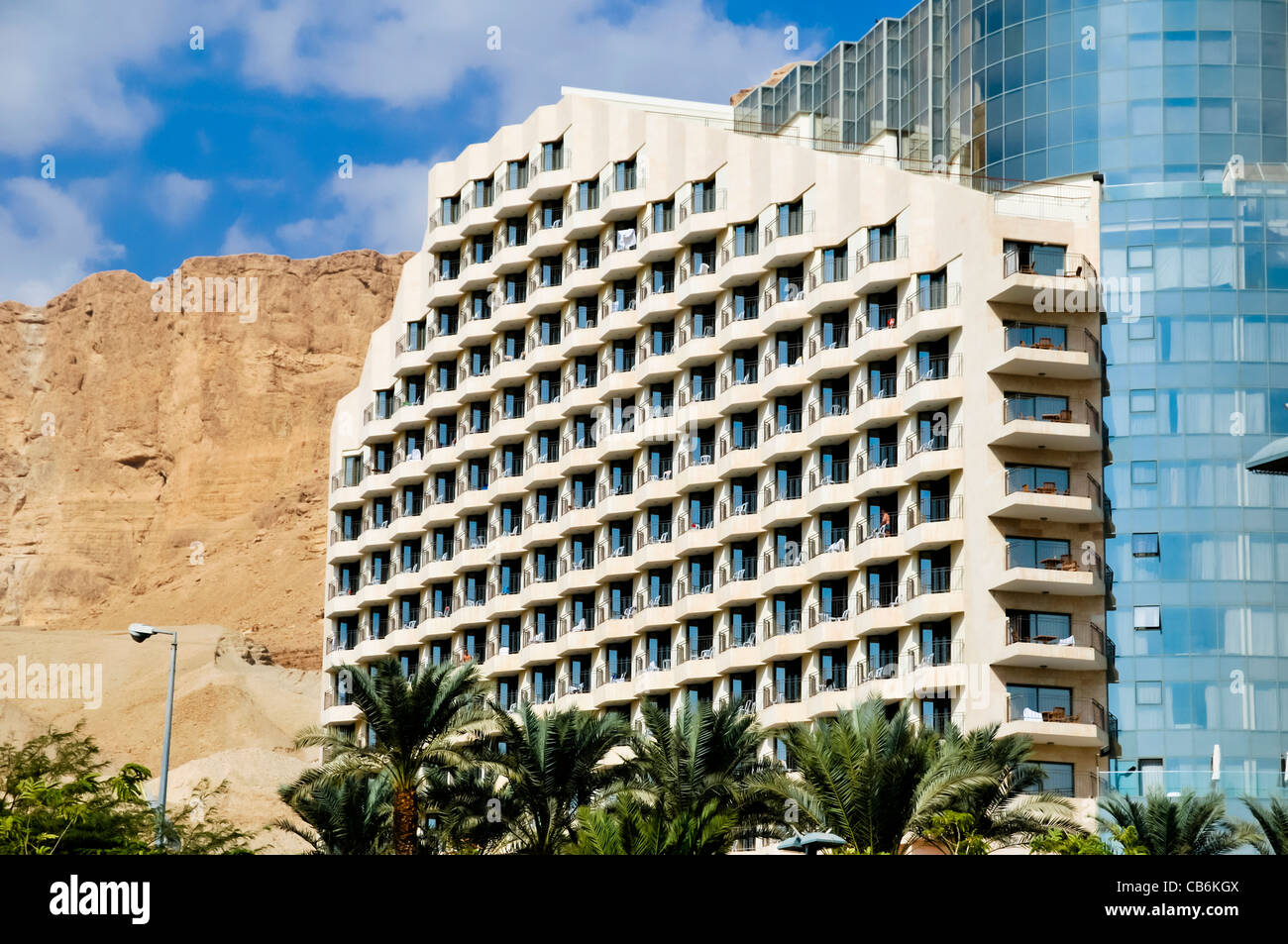 Detail der Luxus Hotel, Totes Meer, Israel, Asien Stockfoto