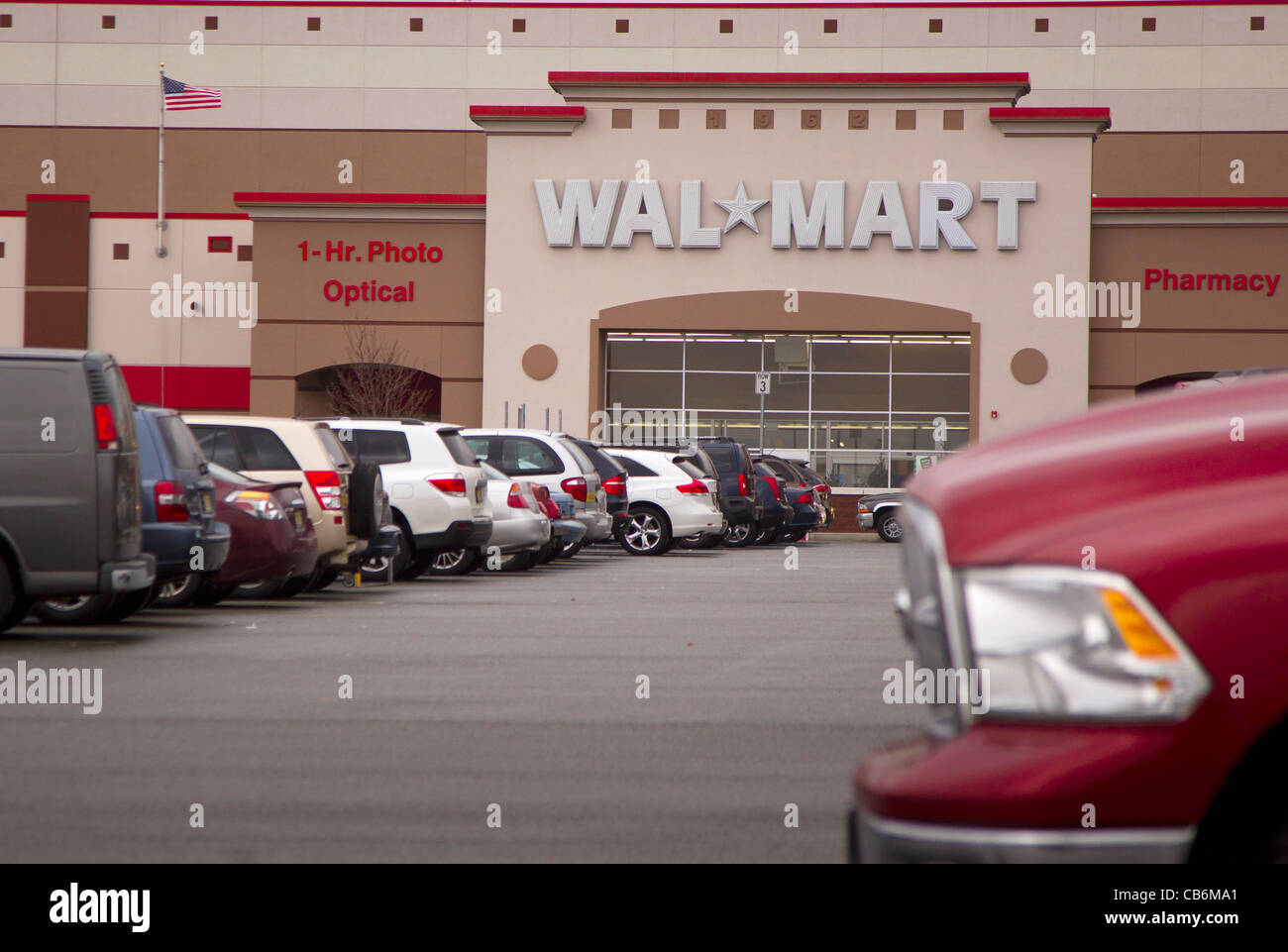 Walmart Store in Riverdale, New Jersey Stockfoto