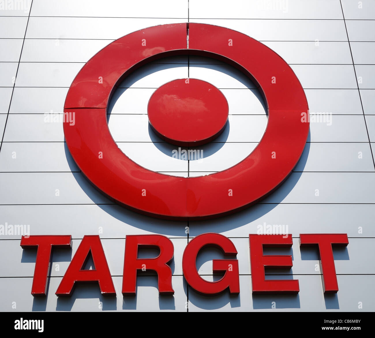 Target Corporation Zeichen Stockfoto