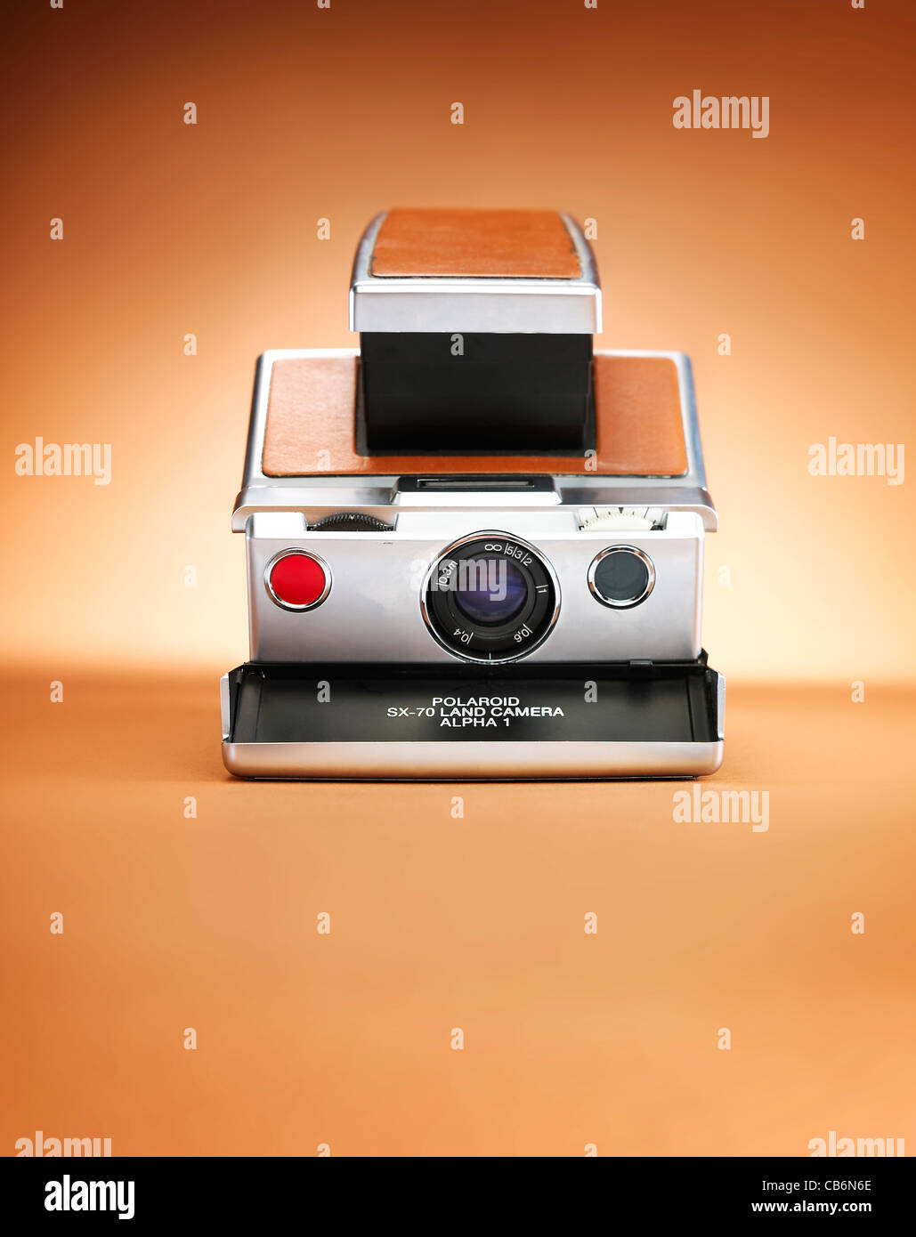 Alte Polaroidkamera Stockfoto
