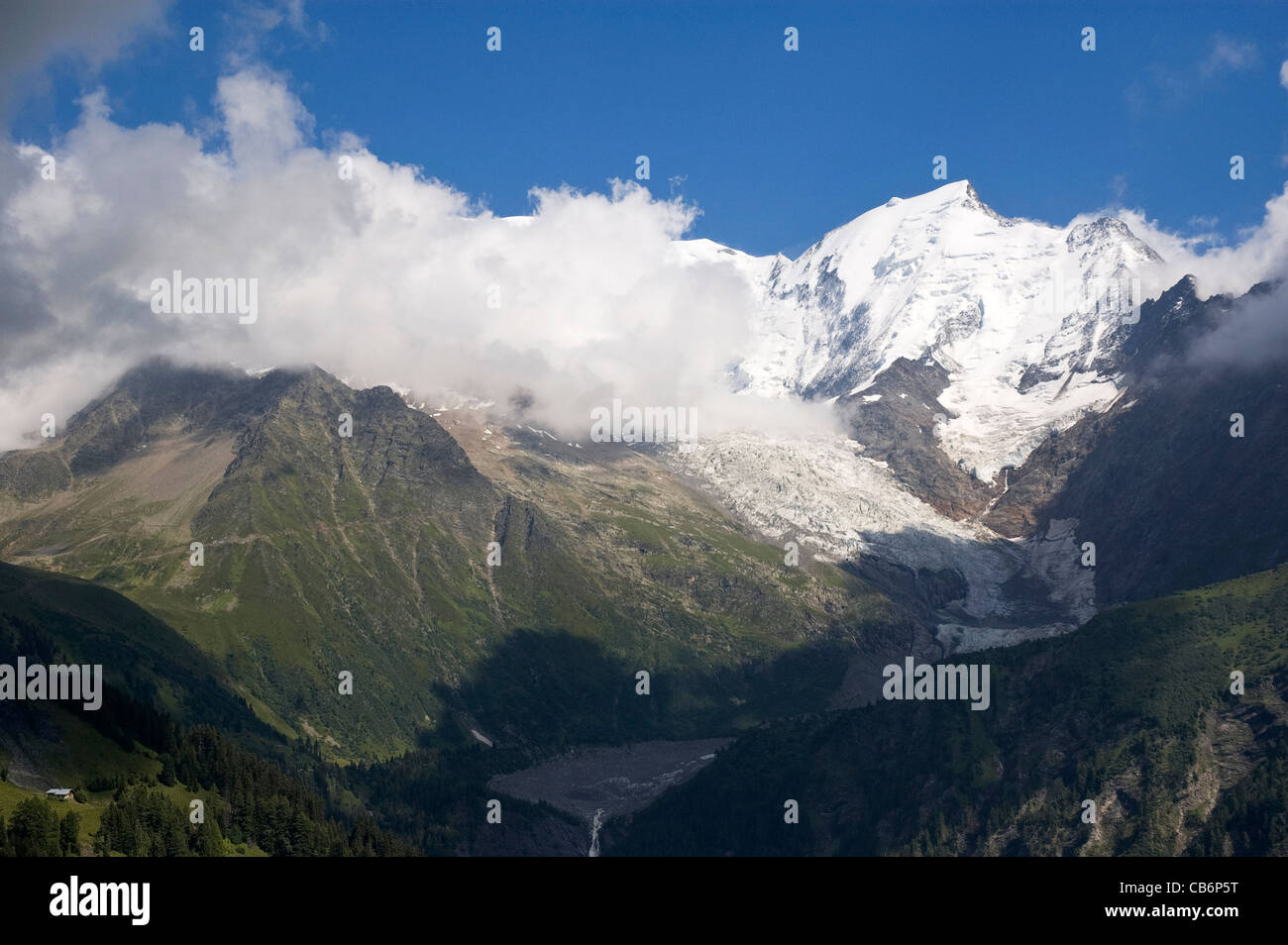 Elk196-1476 Frankreich, Alpen, Mt Blanc aus Westen Stockfoto Elk196-1476 Frankreich, Alpen, Mt Blanc aus Westen Stockfoto
