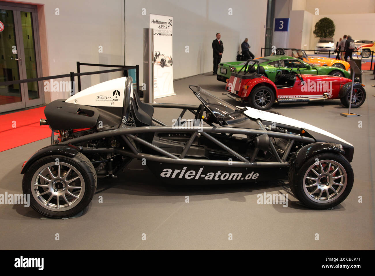 Ariel Atom Sportwagen gezeigt auf der Essen Motor Show in Essen, Deutschland, am 29. November 2011 Stockfoto