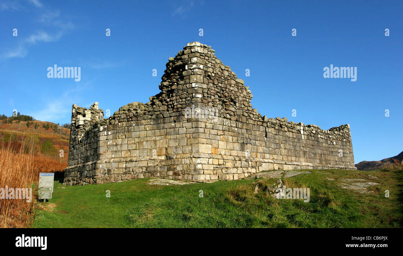 Loch Doon Castle Stockfoto