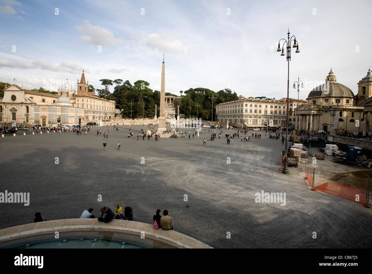 Piazza del Popolo, Rom Italien Stockfoto