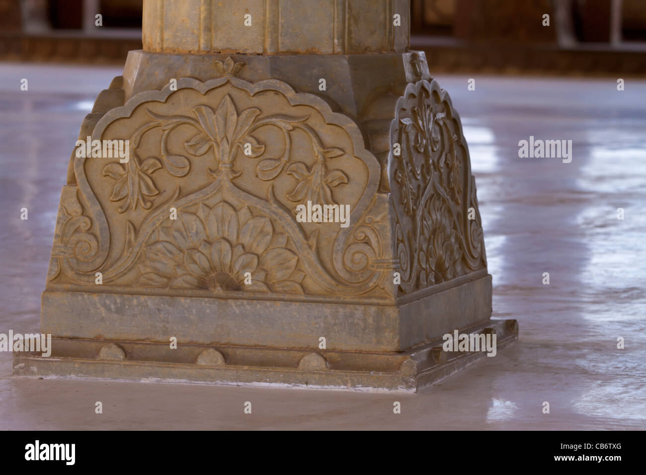 Amber Fort bunte Jaipur Denkmal mughal Stockfoto