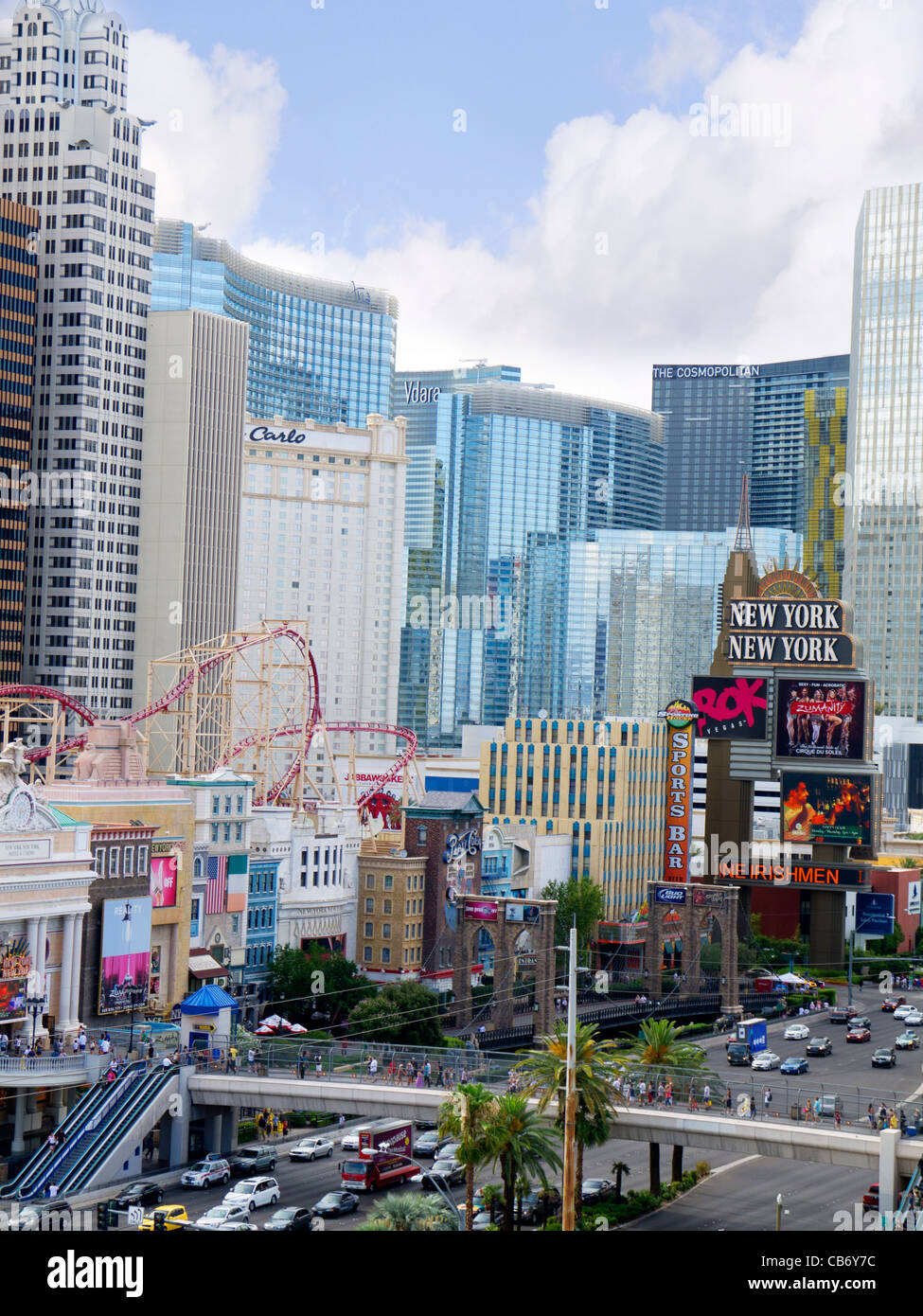 Las Vegas Nevada Glücksspiel-Hauptstadt der Welt in den USA Stockfotografie  - Alamy