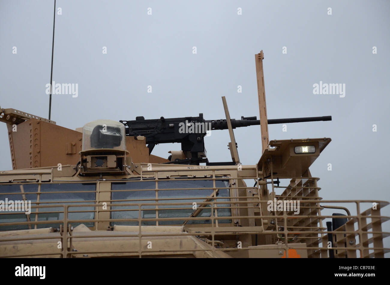 Mastiff ist ein schwer gepanzerte, 6 x 6-Rad-Antrieb Patrouillenfahrzeug der acht Personen, plus zwei Besatzungsmitgliedern trägt. Es ist derzeit auf i Stockfoto