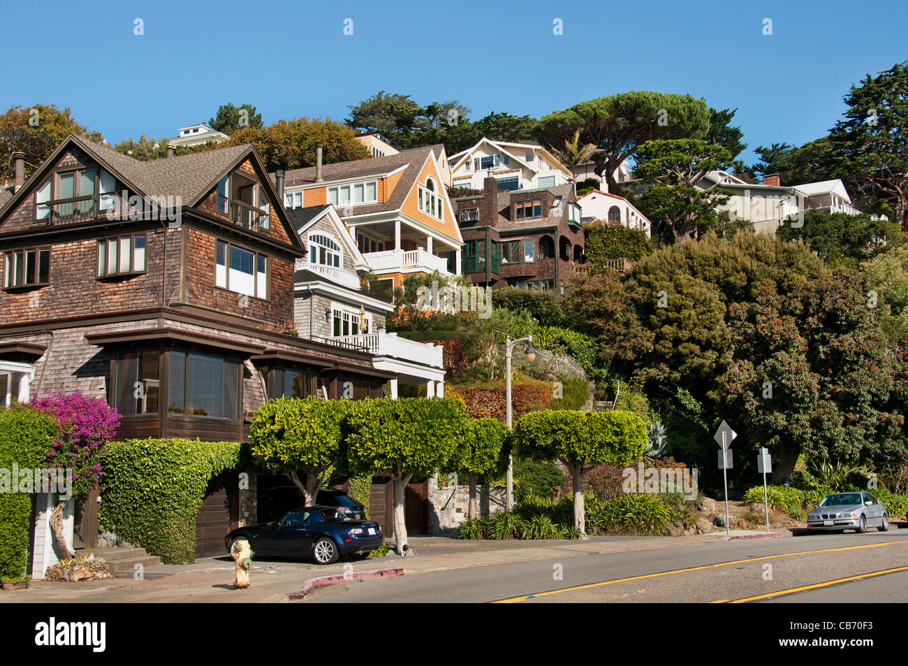 Sausalito San Francisco Kalifornien Vereinigte Staaten von Amerika amerikanische USA Stockfoto