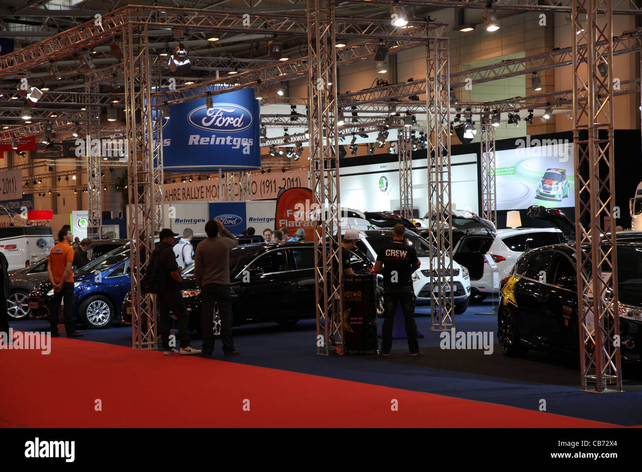 Ford-Stand auf der Essen Motor Show in Essen, Deutschland, am 29. November 2011 Stockfoto