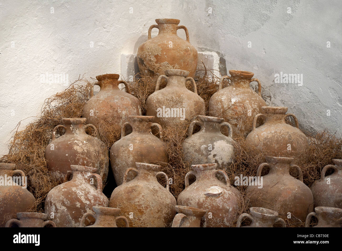 Amphore im Unterwasser Archäologie Museum Bodrum, Türkei Stockfoto