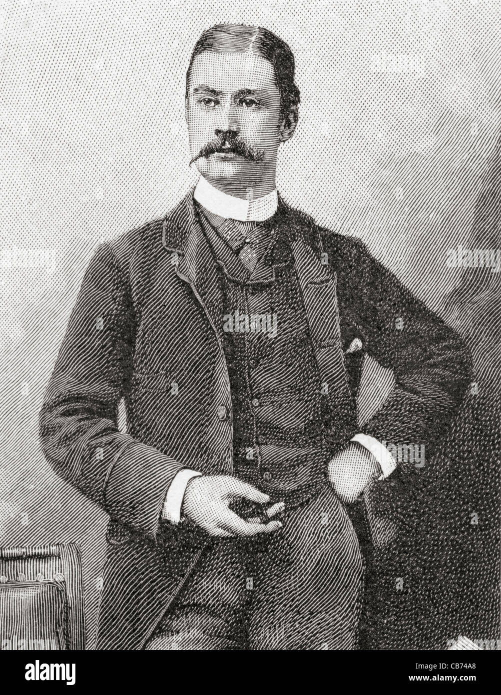 Sir Leslie Matthew Ward, 31-jährig, 1851 – 1922. Britischer Künstler und Karikaturist, der unter den Pseudonymen "Spionage" und "Drawl" gearbeitet Stockfoto