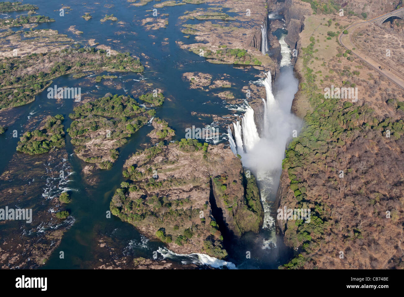 Victoria Falls, Simbabwe, Afrika Stockfoto