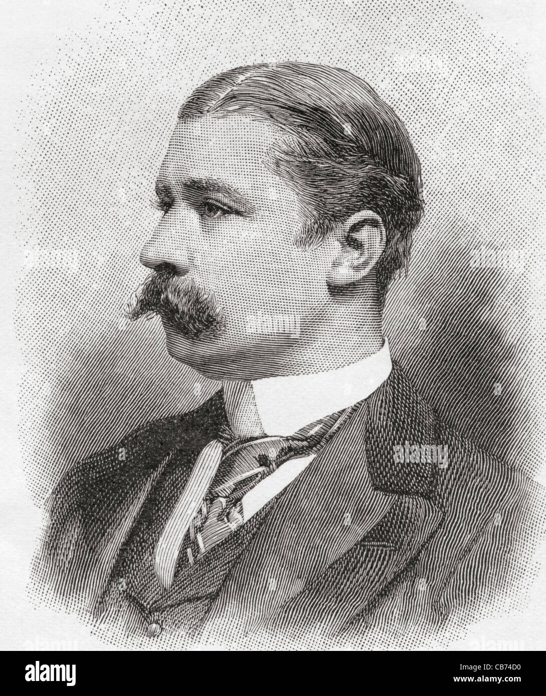 Sir Leslie Matthew Ward, 1851 – 1922. Britische Porträt des Künstlers und Karikaturist, der unter den Pseudonymen "Spionage" und "Drawl" gearbeitet Stockfoto
