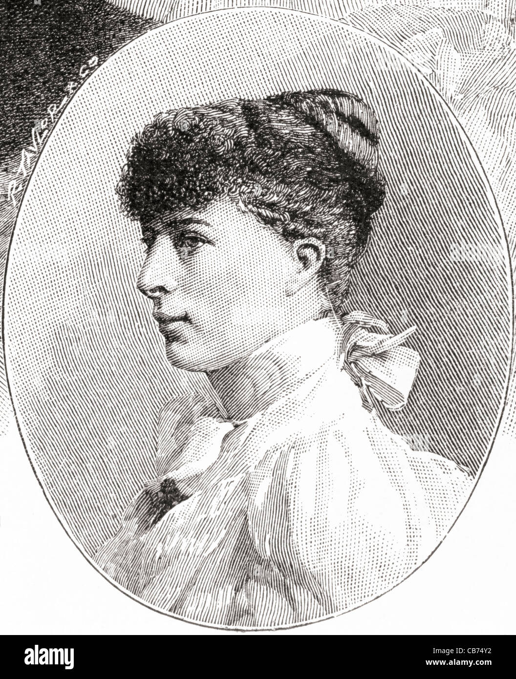 Margaret Evelyn Cambridge, Marquise von Cambridge, 1873 – 1929.  Prinzessin Adolphus von Teck. Stockfoto
