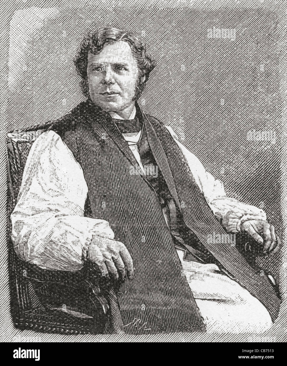 William Boyd Tischler, 1841 – 1918. Kirche von England Geistlicher, Bischof von Ripon und Gericht Kaplan von Königin Victoria. Stockfoto