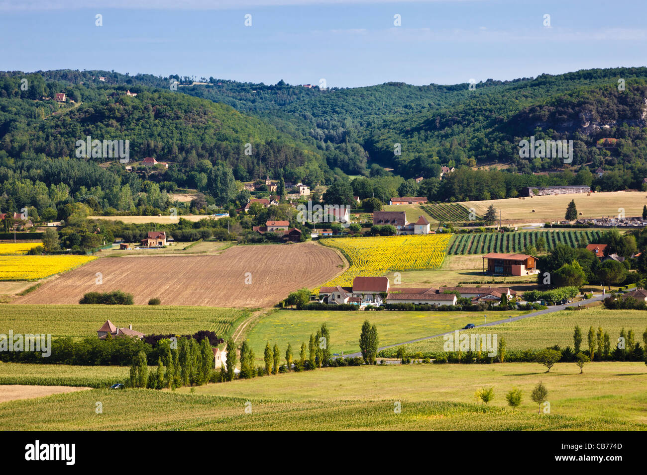 Land-Frankreich - in der Dordogne Stockfoto