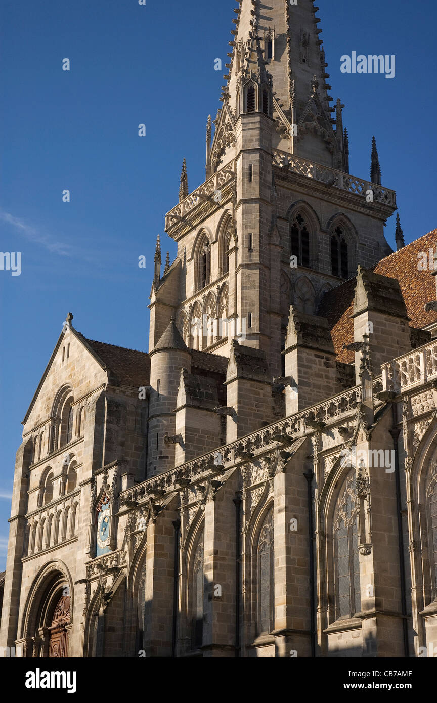 Elk196-1597v Frankreich, Burgund, Autun, St. Lazarus Cathedral 12. c Stockfoto