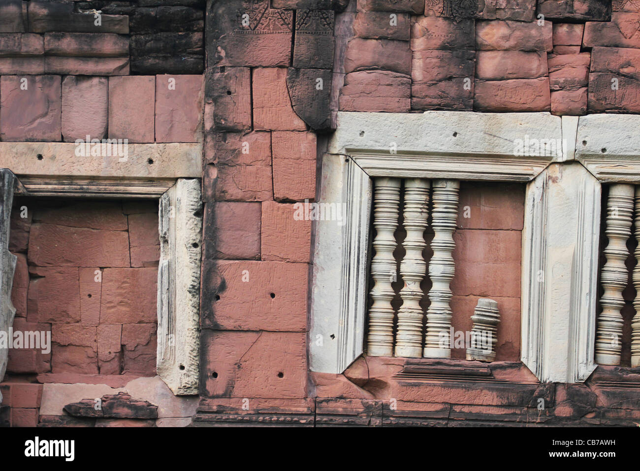 Pimai kambodschanischen antiken Tempel in Thailand, kambodschanischen Grenze. Stockfoto