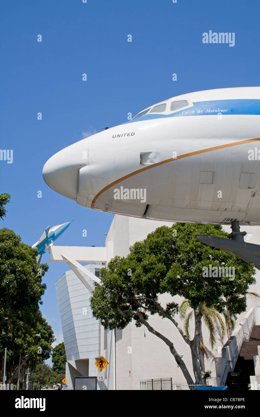 Luft und Raum-Galerie, California Science Center, Exposition Park, Los Angeles, Kalifornien Stockfoto