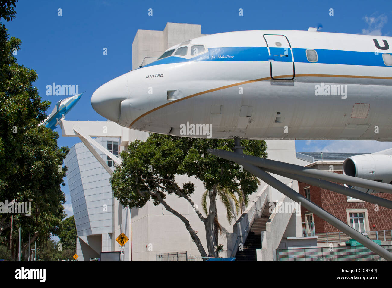 Luft und Raum-Galerie, California Science Center, Exposition Park, Los Angeles, Kalifornien Stockfoto