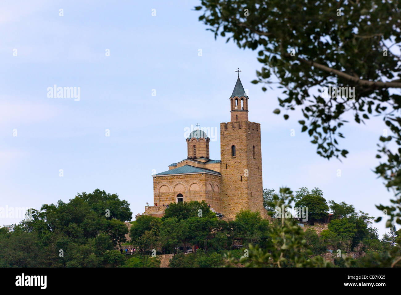 Die mittelalterliche Festung Zarewez, Veliko Tarnovo, Bulgarien Stockfoto