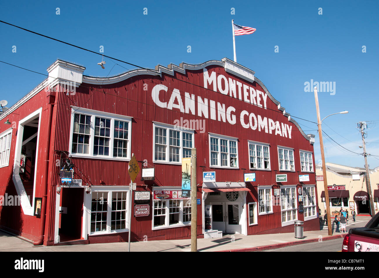 Monterey Canning Company Kalifornien Port Hafen USA amerikanische Vereinigte Staaten von Amerika Stockfoto