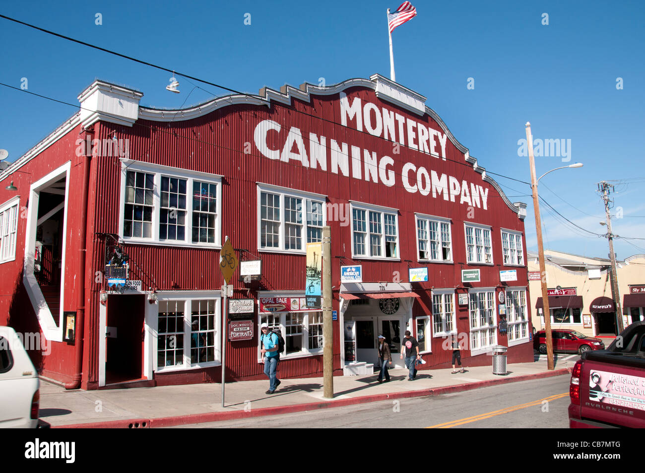 Monterey Canning Company Kalifornien Port Hafen USA amerikanische Vereinigte Staaten von Amerika Stockfoto