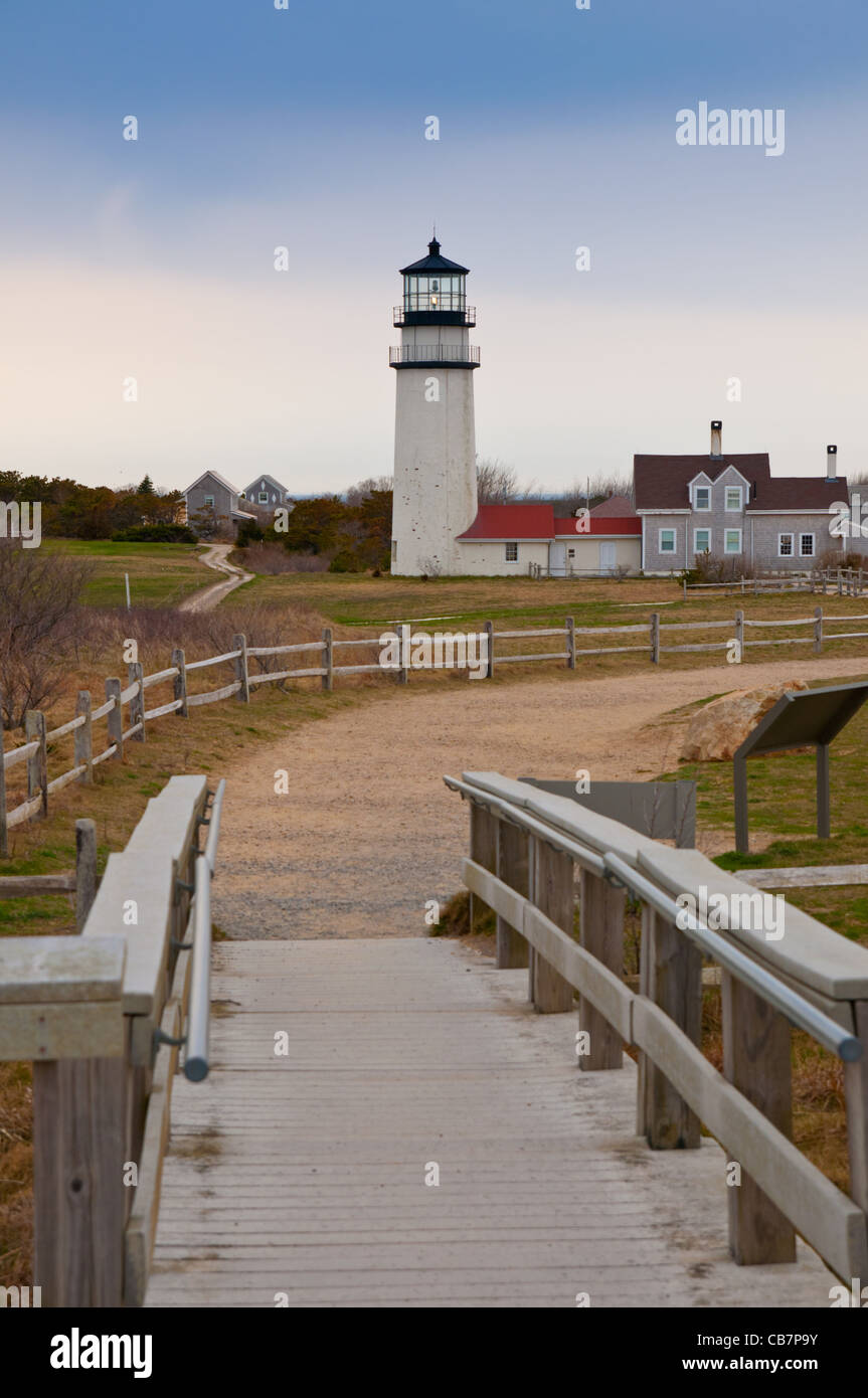 Highland Light In Truro, Cape Cod, MA Stockfoto