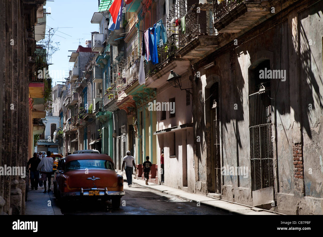 Straßenszene, Havanna (La Habana), Kuba Stockfoto