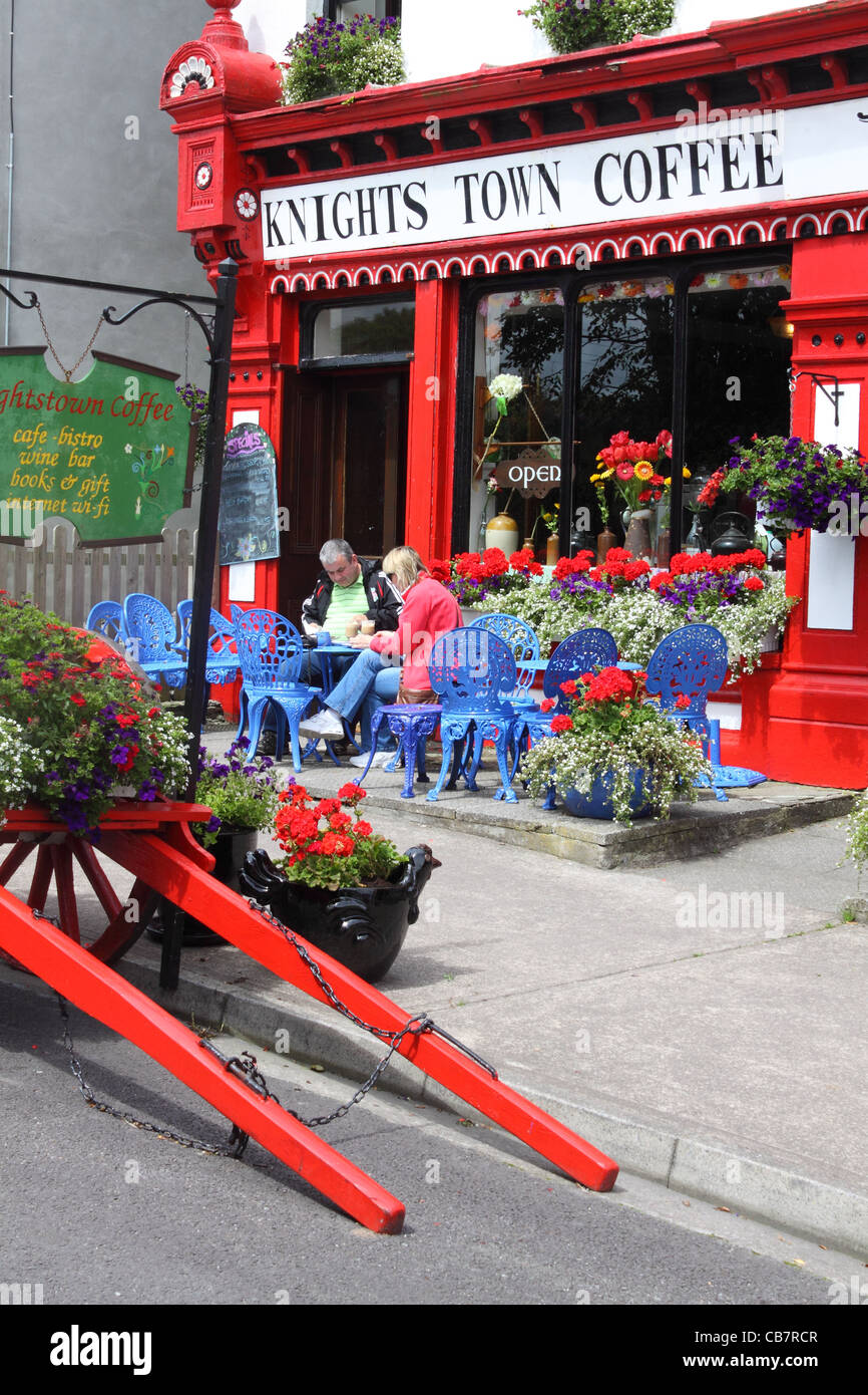 hübsches Café in Ritters Stadt Valentia Island, westlich von Irland Stockfoto