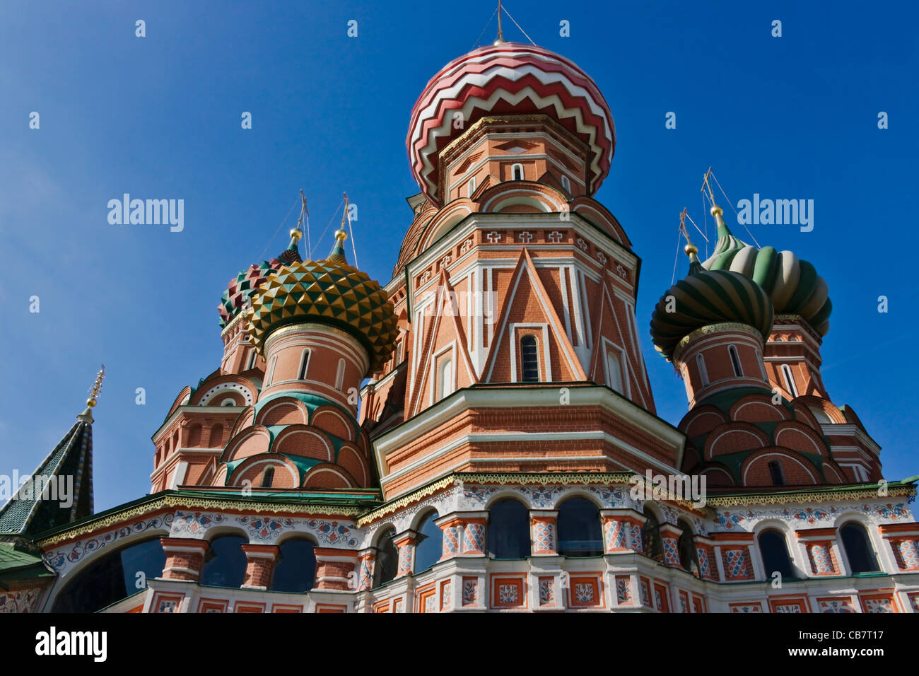 Basilius Kathedrale auf dem Roten Platz, Moskau, Russland Stockfoto