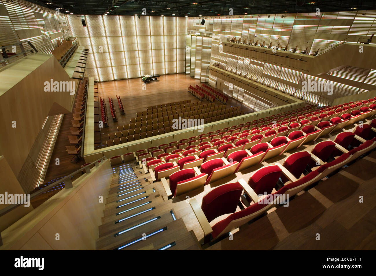 Konzerthalle Muziekgebouw, Amsterdam, Niederlande Stockfoto