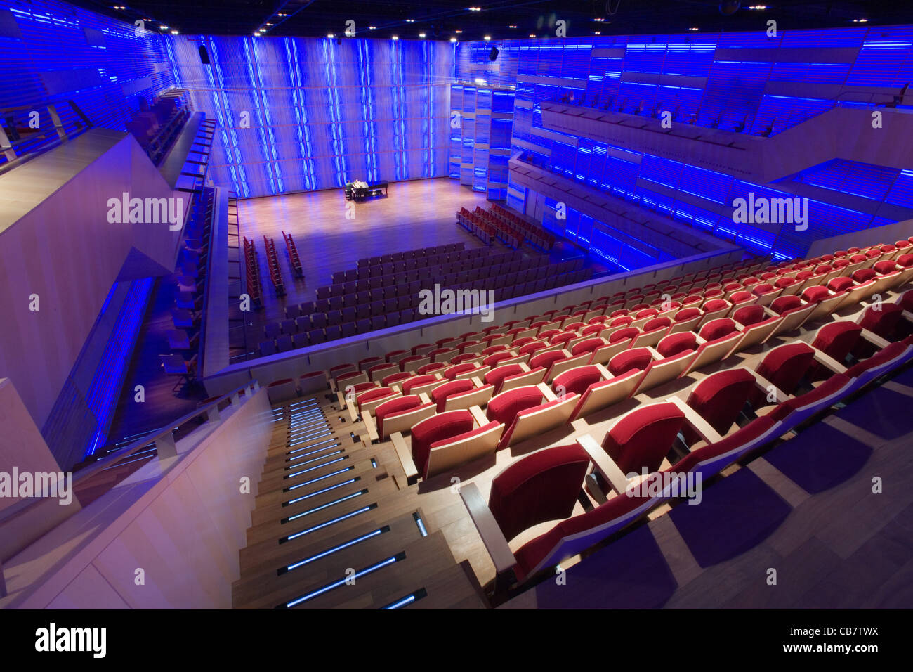 Konzerthalle Muziekgebouw, Amsterdam, Niederlande Stockfoto