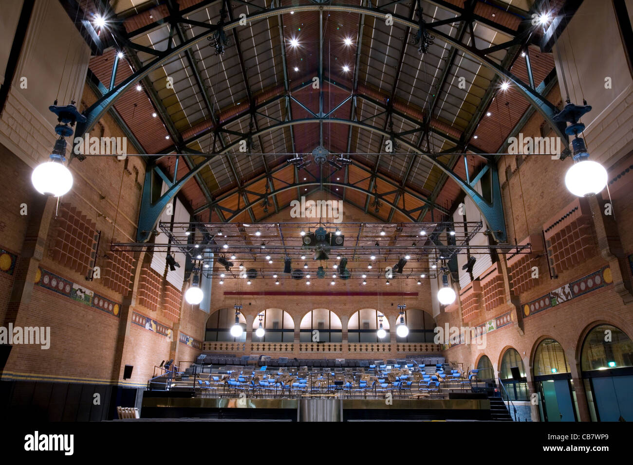 Beurs van Berlage Konzertsaal, Amsterdam, Niederlande Stockfoto