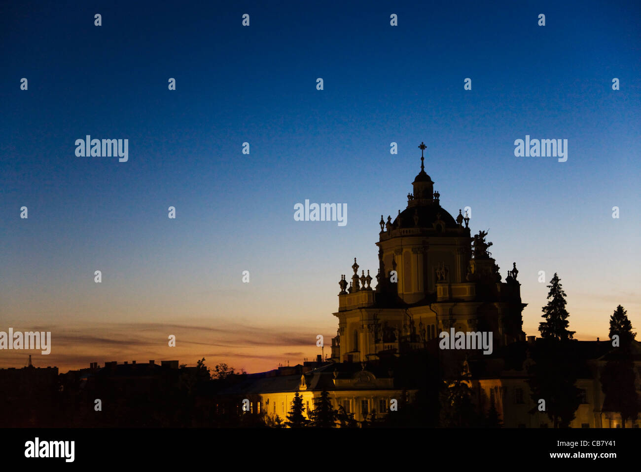 Kathedrale Saint George, Lemberg, Ukraine Stockfoto