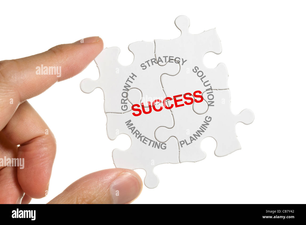 Puzzle, Geschäftsidee, marketing-Strategie Stockfoto