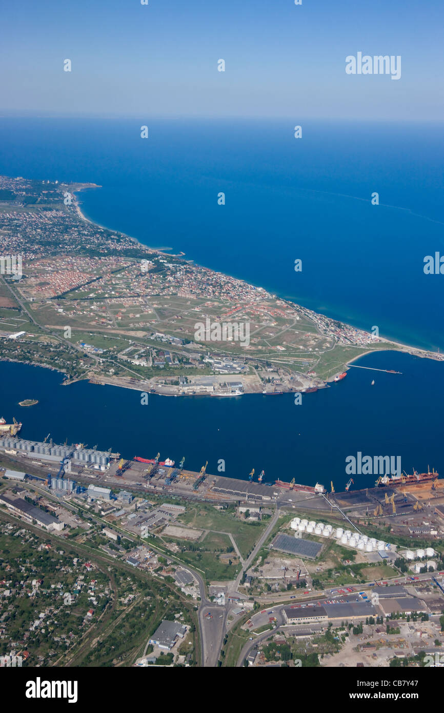 Luftaufnahme von Odessa am Schwarzen Meer, Odessa, Ukraine Stockfoto