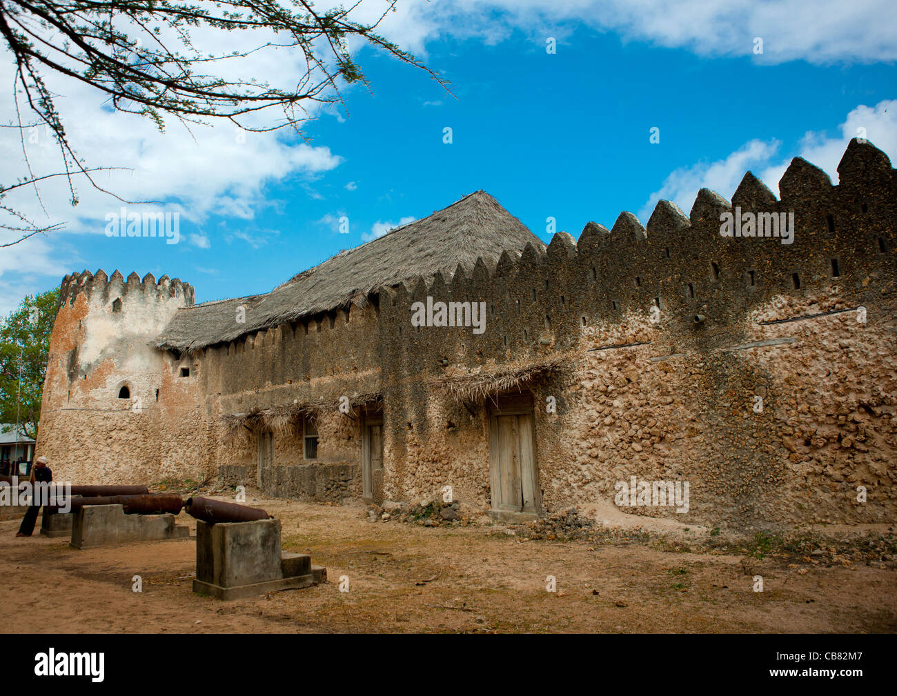 Siyu Fort auf der Insel Pate, Lamu, Kenia Stockfoto