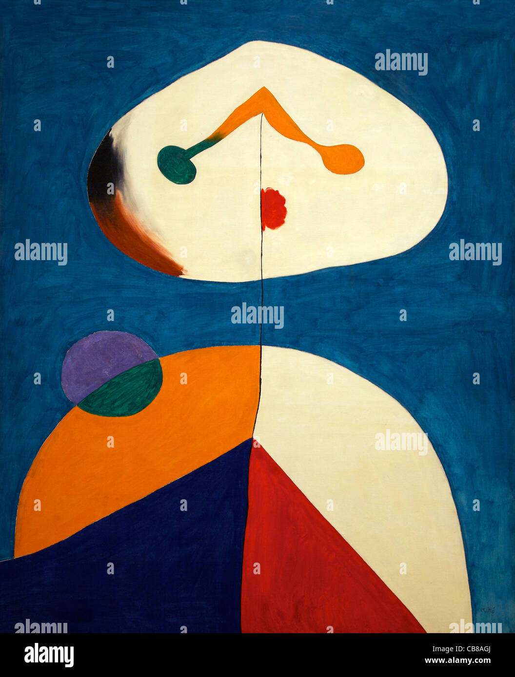 Porträt II, Joan Miro, 1938, Museo Nacional Centro de Arte Reina Sofía, Reina Sofia Museum of Modern Art, Madrid, Spanien Stockfoto