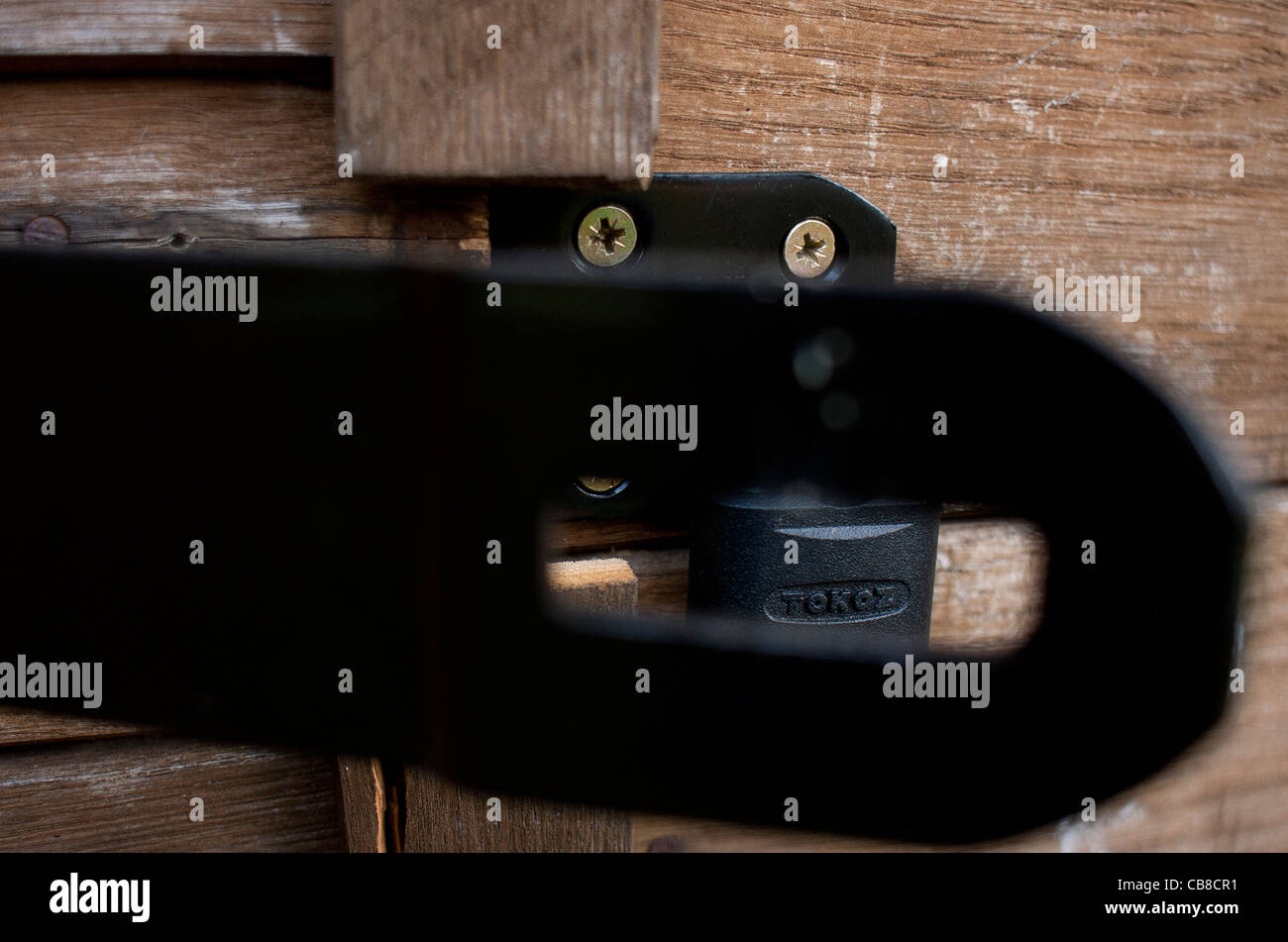 Sperre, Bindung, Schlüssel, sperren, Vorhängeschloss, Hasp (CTK Foto/Petr Mlch) Stockfoto