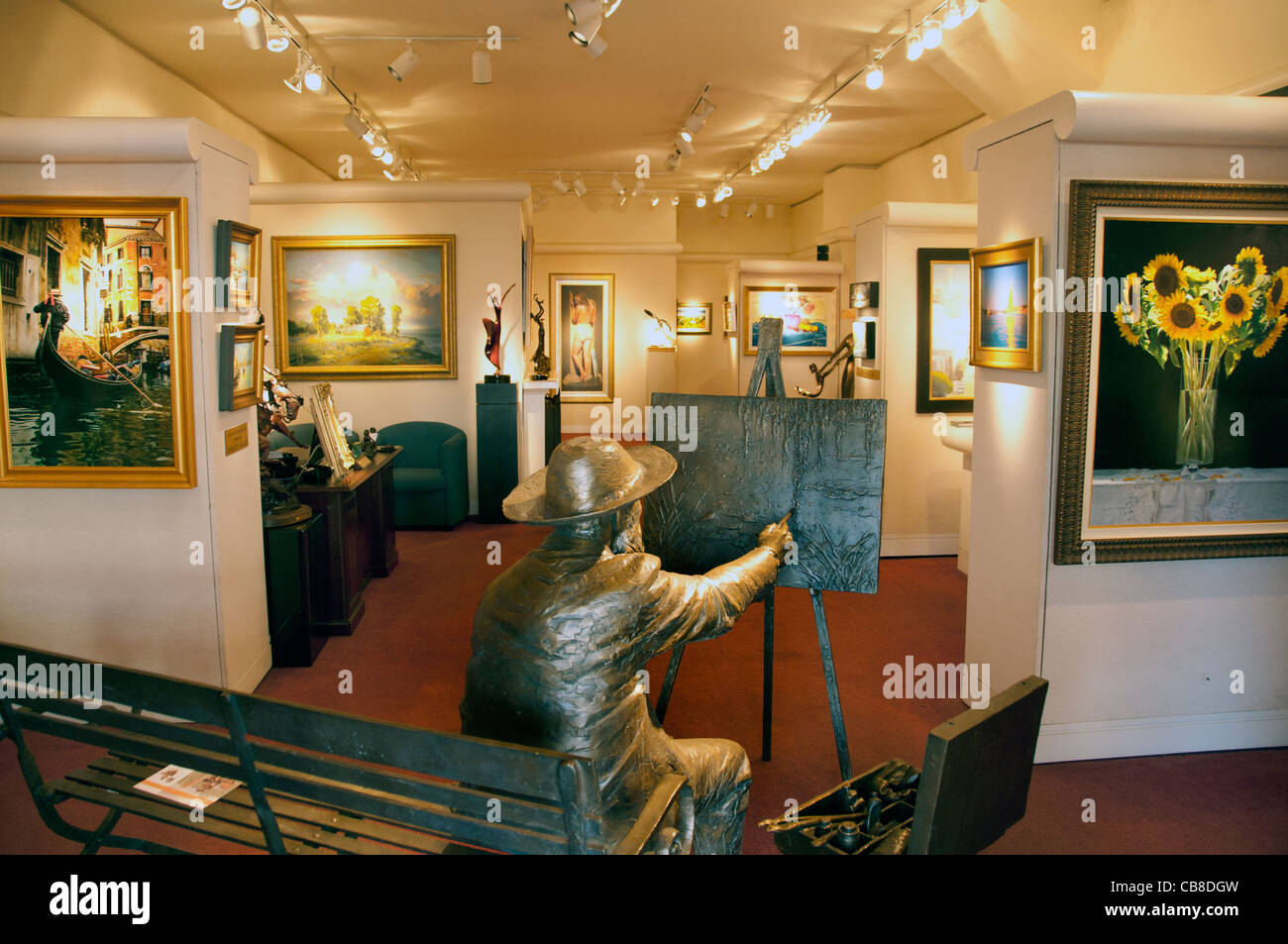 Carmel Art Gallery Stadt Kalifornien Vereinigte Staaten Stockfoto