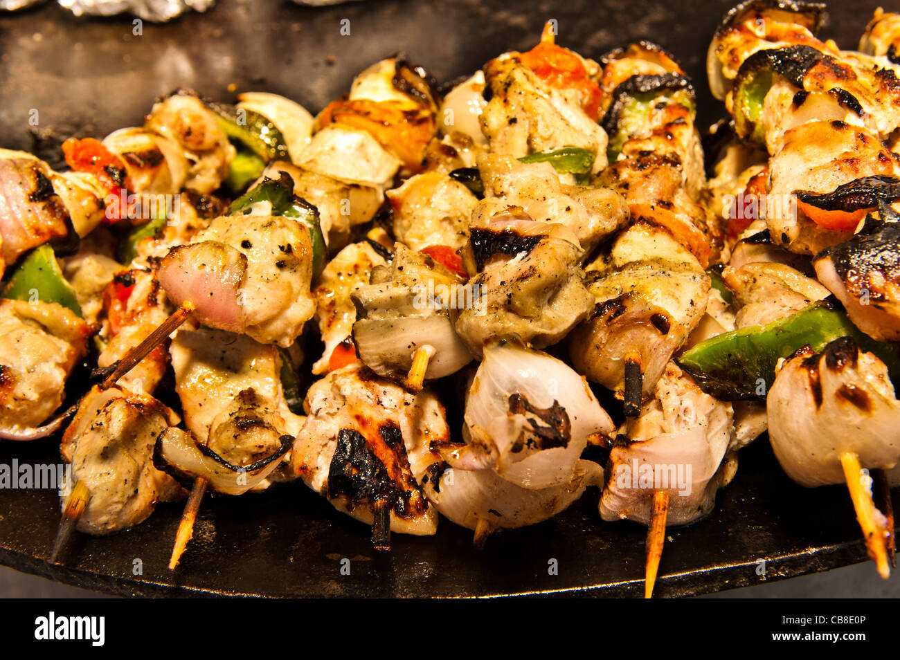 Türkische shish kebbab Stockfoto