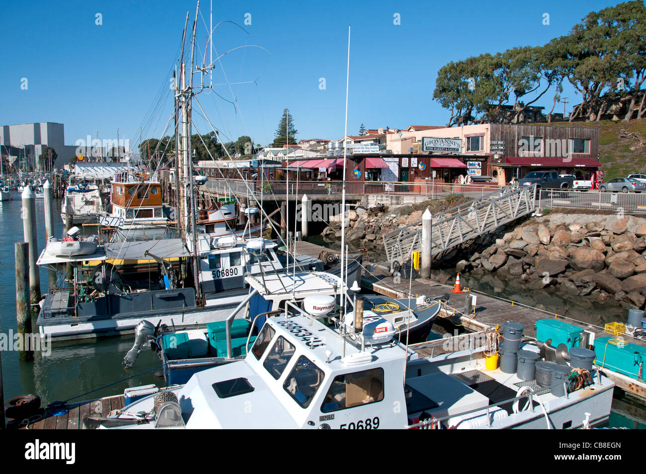 Morro Bay Kalifornien Port Sea Harbor USA Stockfoto
