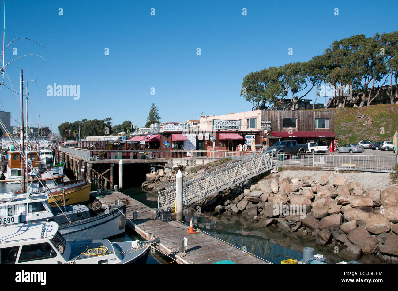 Morro Bay Kalifornien Port Sea Harbor USA Stockfoto