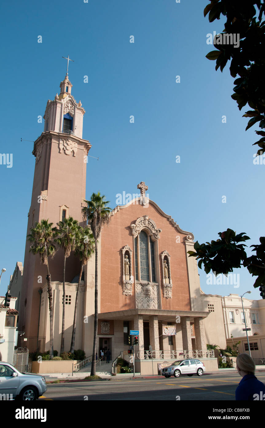 Sunset Boulevard Beverly Hills Los Angeles USA Stockfoto