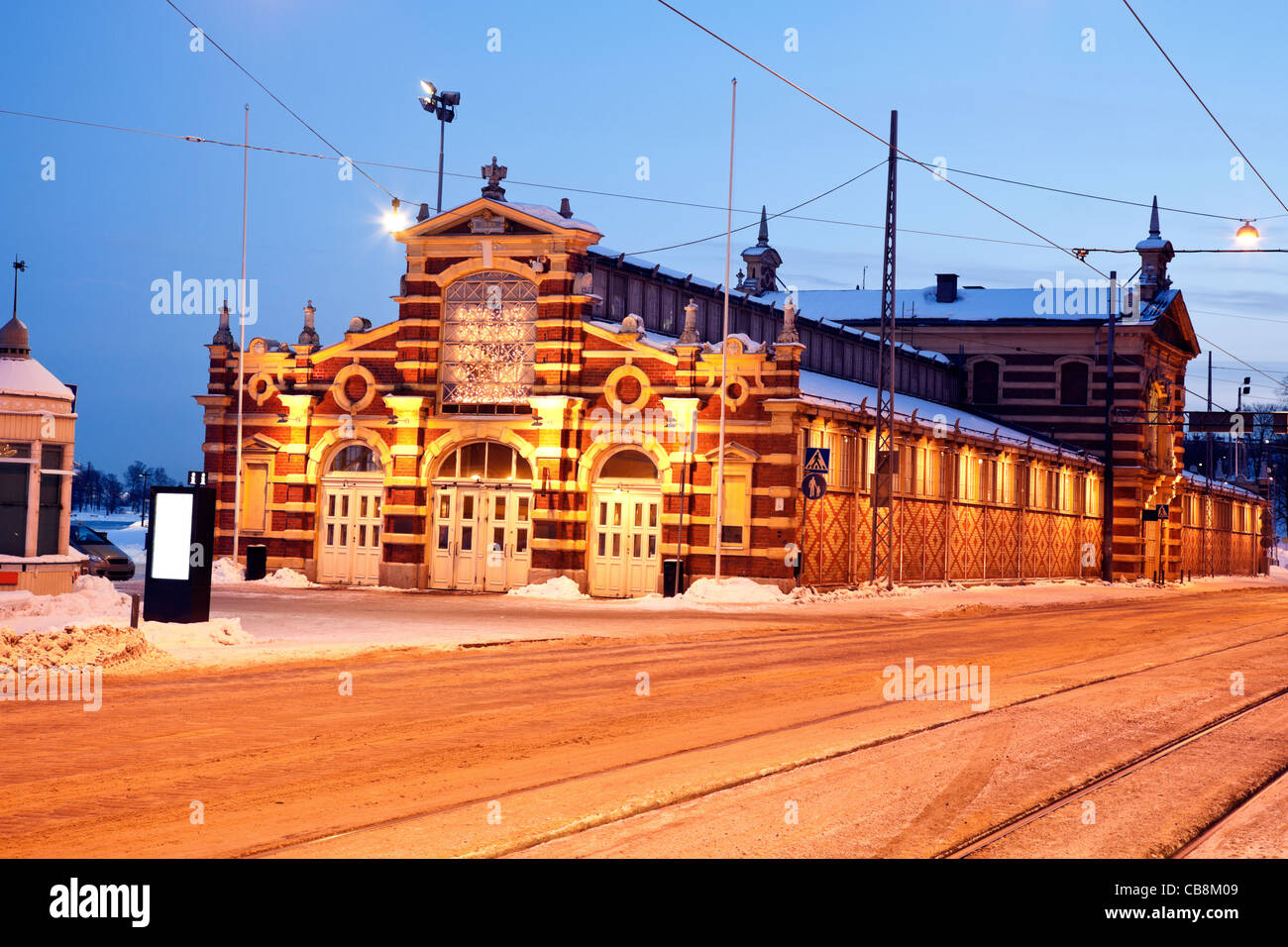 Vanha Kauppahalli - Markthalle Stockfoto