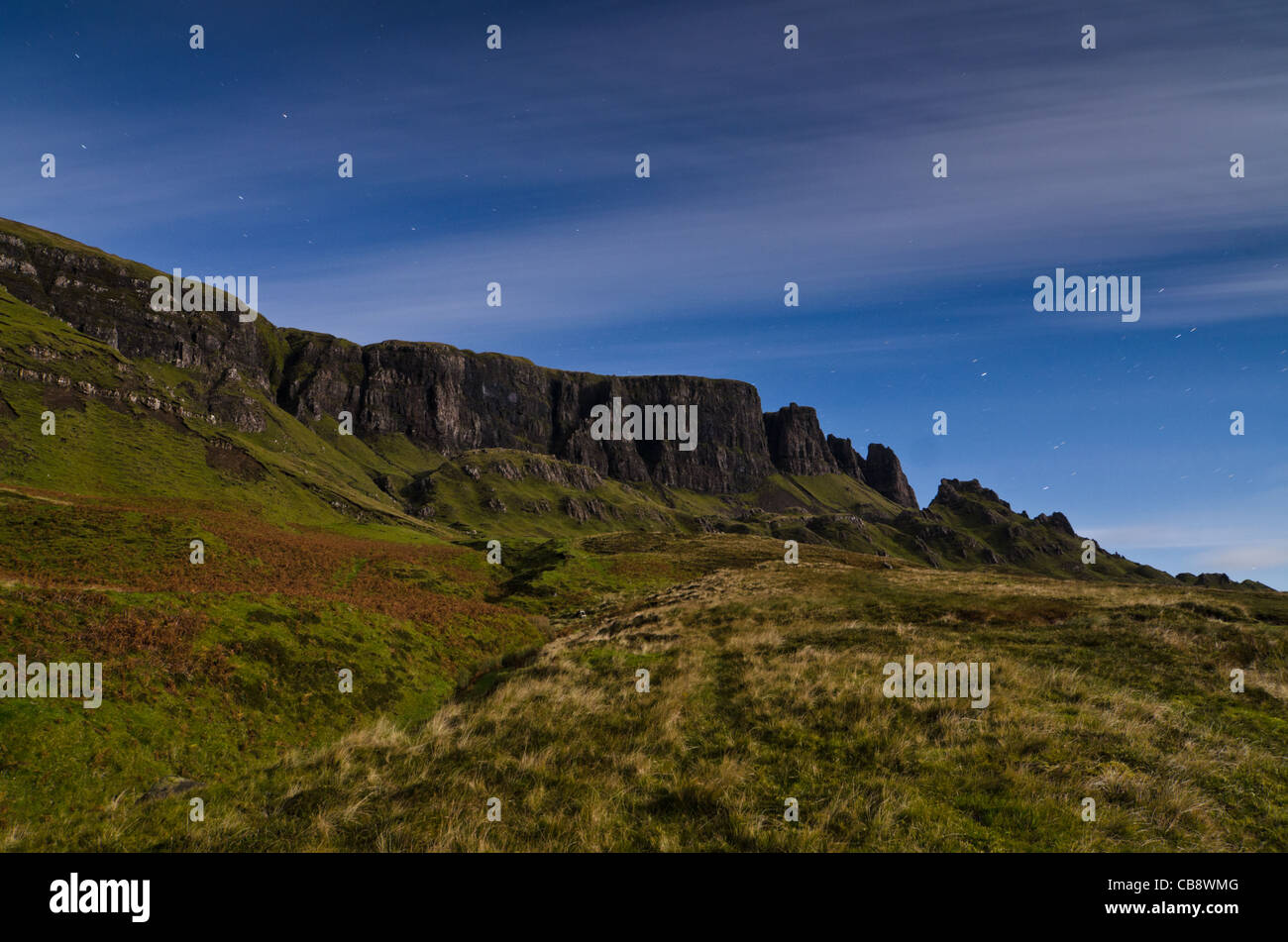 Isle Of Skye, Quiraing, Schottland Stockfoto