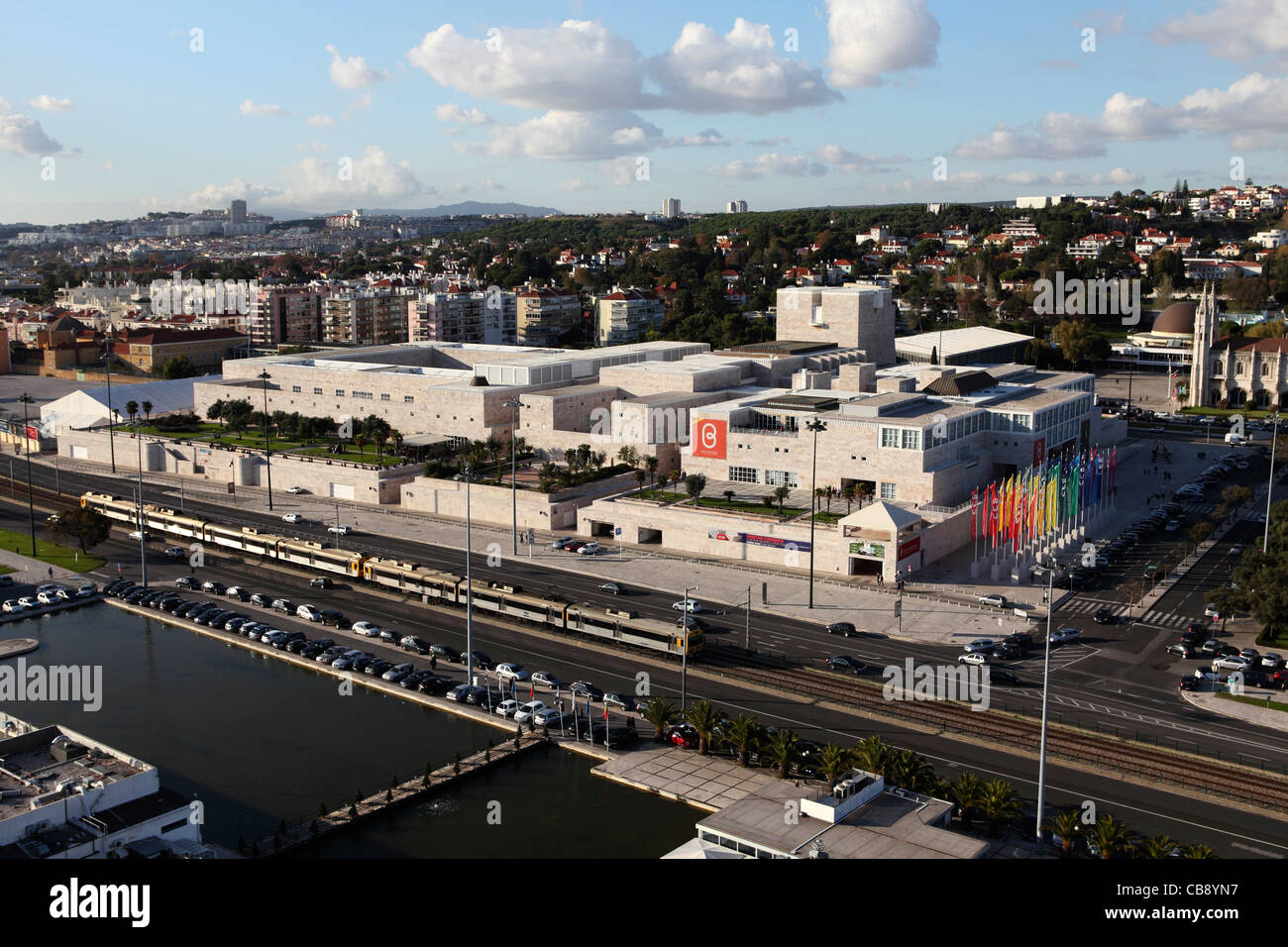 Belem Kulturzentrum (Centro Cultural de Belém) in Lissabon, Portugal. Stockfoto