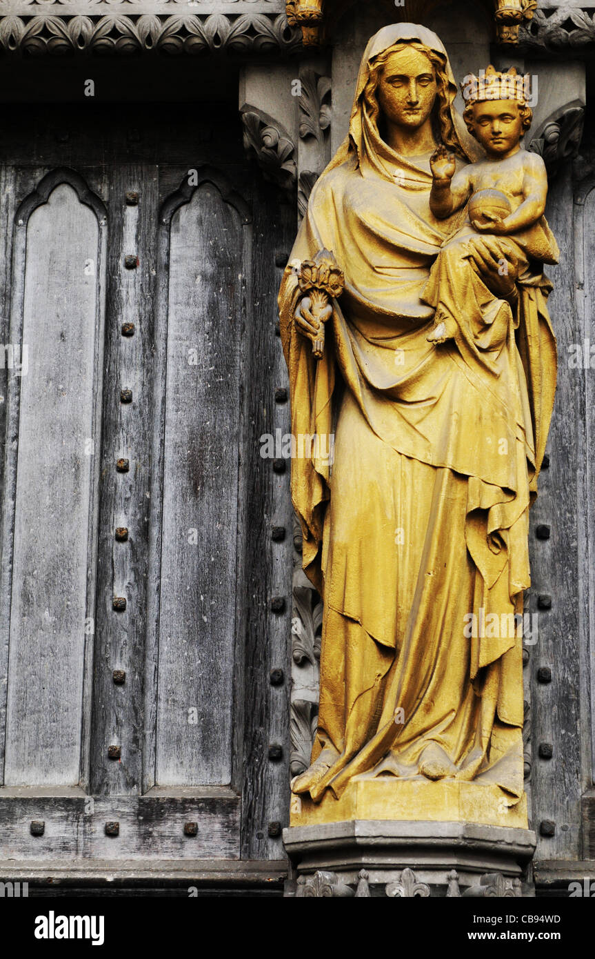 Westminster Abbey Architekturdetail Stockfoto